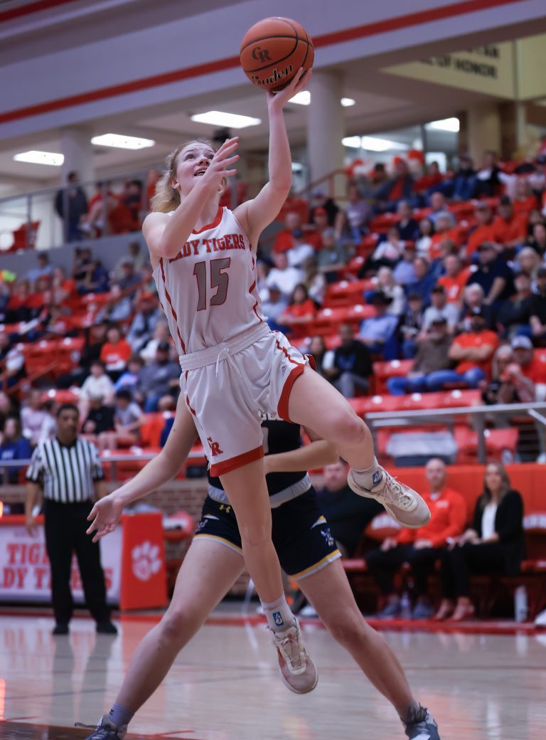 Glen Rose senior guard Alexis Rynders leads the Lady Tigers in scoring at 18.1 points per game. (Jay Hinton photo)